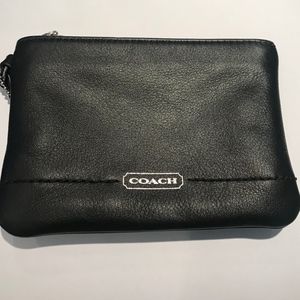 Black Coach Wristlet Purse
